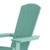 Flash Furniture All-Weather Folding Adirondack Chair in Sea Foam JJ-C14505-SFM-GG